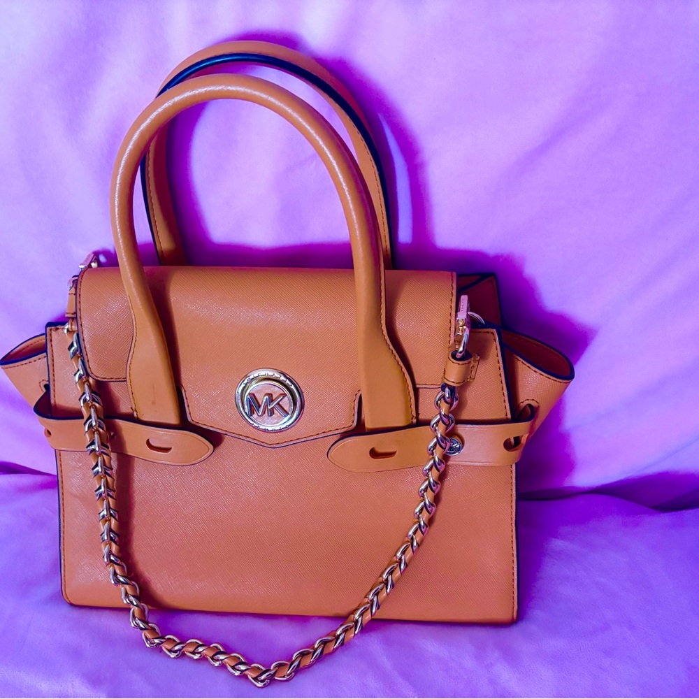 Michael Kors Brown Leather Satchel